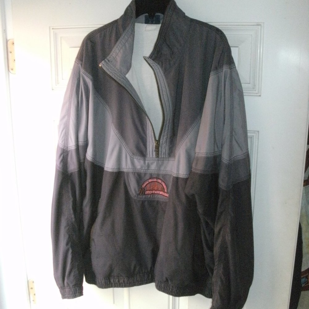 Mito Vintage 90s Purple & Lilac 1/2 Zip Pullover Retro Track Jacket size 50 XL